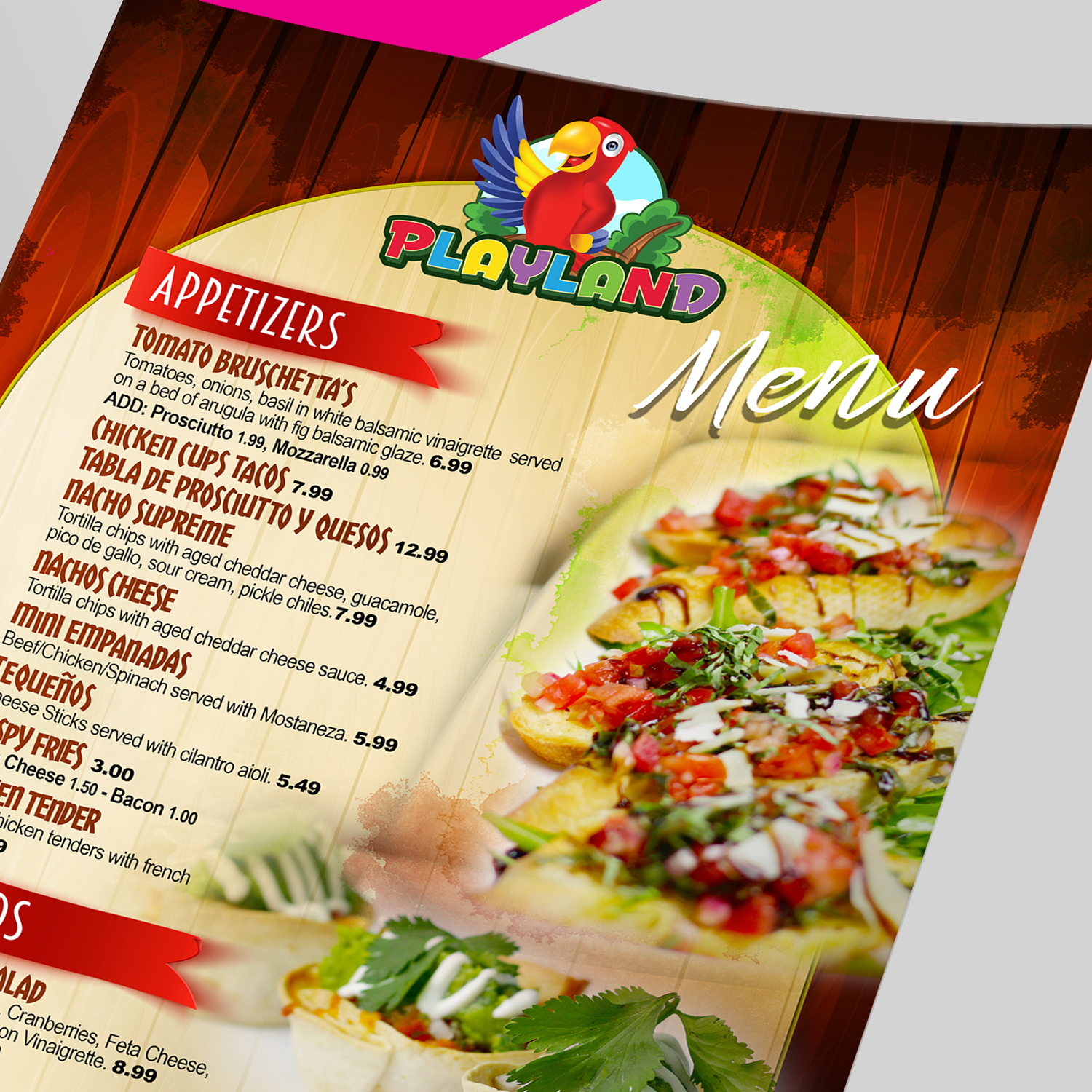 Menu Printing & Design