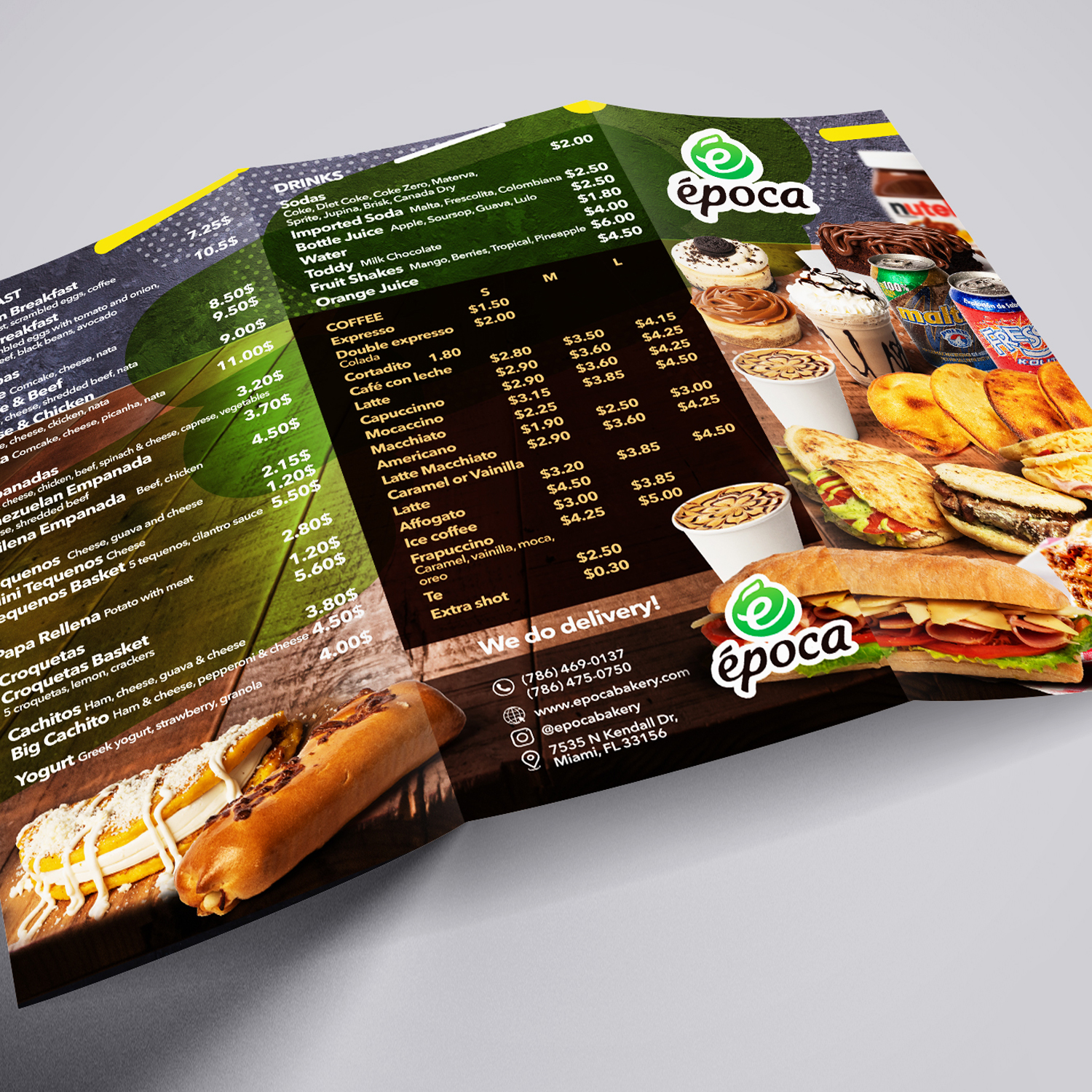 Menu Printing & Design