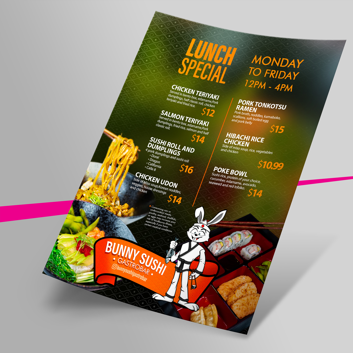 Menu Printing & Design