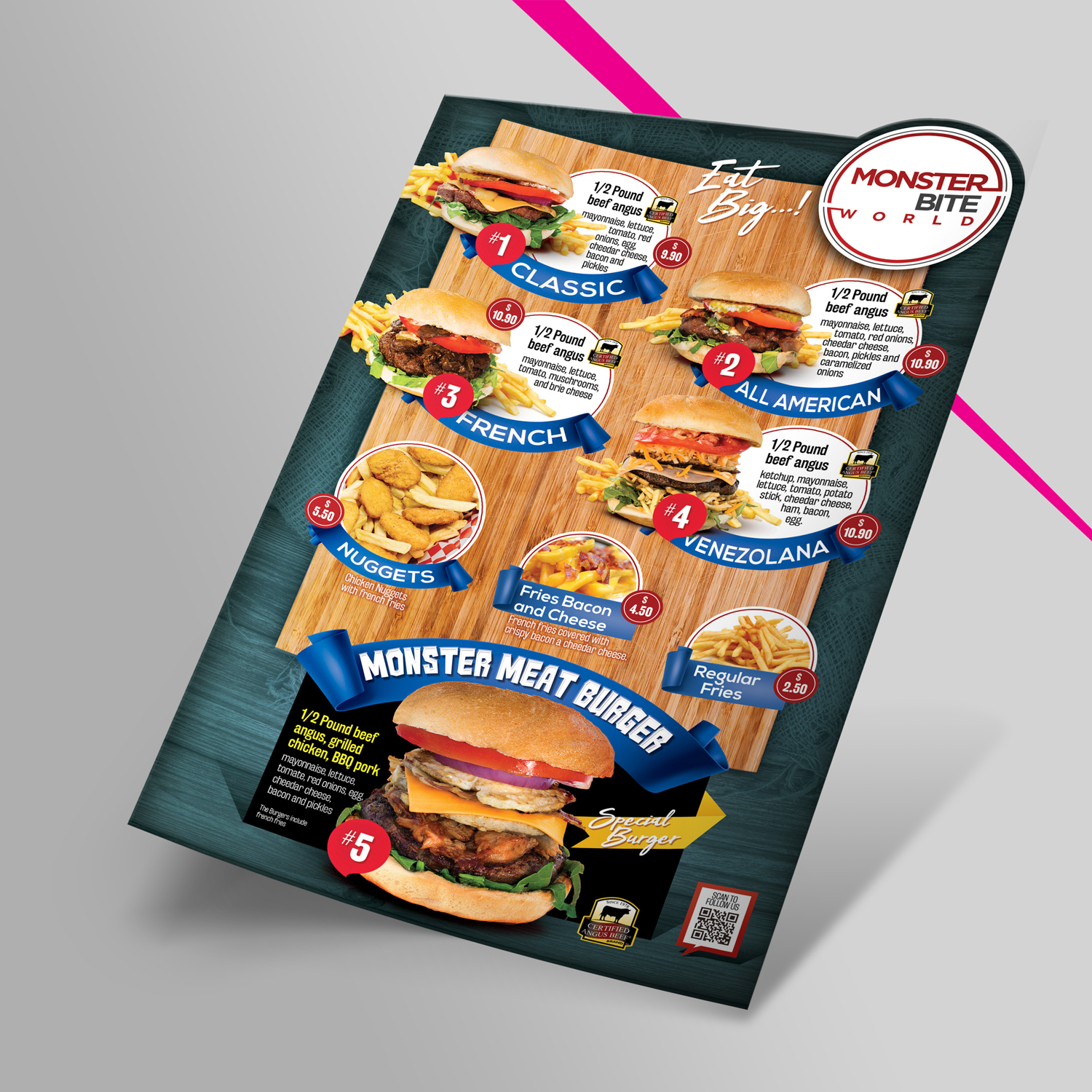 Menu Printing & Design